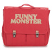 Jojo Factory  CARTABLE UNIE PINK FUNNY MONSTER  Školské tašky a aktovky Ružová