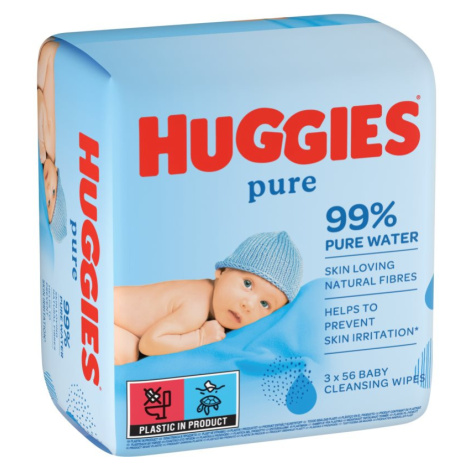 Huggies Pure čistiace utierky