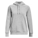 Under Armour RIVAL FLEECE HOODIE Dámska mikina, sivá, veľkosť