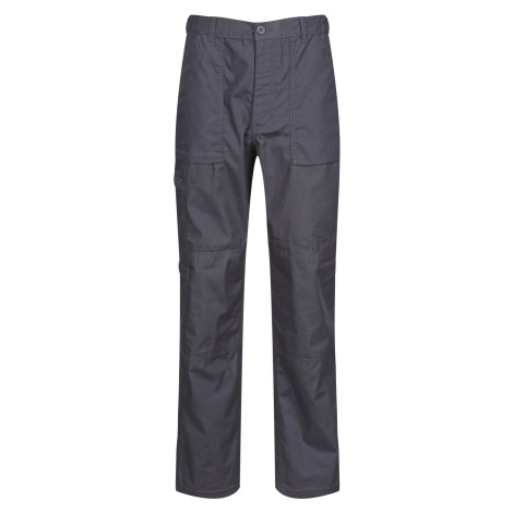 Regatta Pánske pracovné nohavice TRJ330 Dark Grey (Solid)