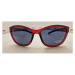 BLIZZARD-Sun glasses PCSF702140, rubber trans. dark red, Červená