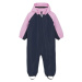 Dievčenský zimný overal COLOR KIDS Coverall - Colorblock & Solid-741597.5214-Lilac chiffon