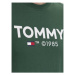 Tommy Jeans Tričko Essential DM0DM18264 Zelená Slim Fit