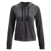 Under Armour mikina s kapucí Rival Terry FZ Hoodie-GRY 1369853-010