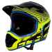 Force TIGER downhill, čierno-fluo-modrá L – XL, 59 cm – 61 cm