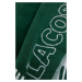Bavlnený uterák Lacoste zelená farba