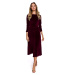 Made Of Emotion Dress M557 Maroon