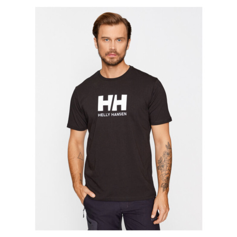 Helly Hansen Tričko Logo 33979 Čierna Regular Fit