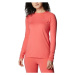 Columbia MIDWEIGHT STRETCH LONG SLEEVE TOP Dámske funkčné tričko, lososová, veľkosť