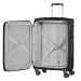 Samsonite Látkový cestovní kufr Popsoda Spinner 66 cm 68/73,5 l - černá