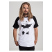 Brandalised - Banksy ́s Graffiti Panda Raglan Tee wht/blk