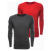 Ombre Clothing Men's plain longsleeve - mix 2