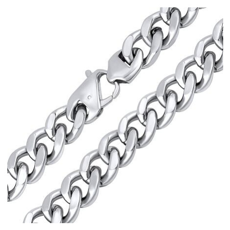 Silvego Masívna pánska oceľová reťaz PANCR CURB 13,5 mm KMM29144