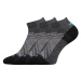 Voxx Rex 15 Unisex športové ponožky - 3 páry BM000002527300102487 tmavo šedá melé