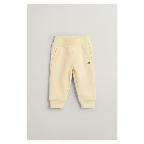 TEPLÁKY GANT SHIELD PANTS VANILLA YELLOW