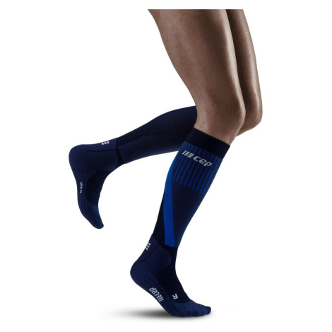 CEP Navy compression knee-high socks, long