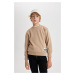 DEFACTO Boy&#39;s Crew Neck Sweatshirt