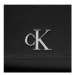 Calvin Klein Jeans Kabelka Minimal Monogram Ew Flap Conv 25 K60K611553 Čierna