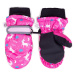 Detské zimné lyžiarske rukavice Yoclub REN-0289G-A110 Pink