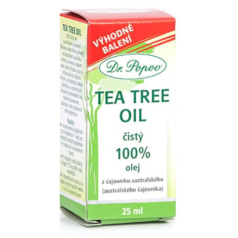 Dr. Popov Tea Tree Oil Čistý 100% olej z čajovníka austrálskeho 25 ml