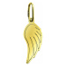 Brilio Nežný zlatý prívesok Anjelské krídlo PA7003
