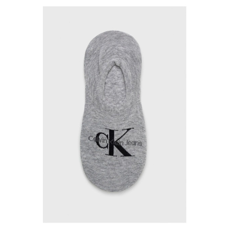 Ponožky Calvin Klein Jeans dámske, šedá farba, 701218751