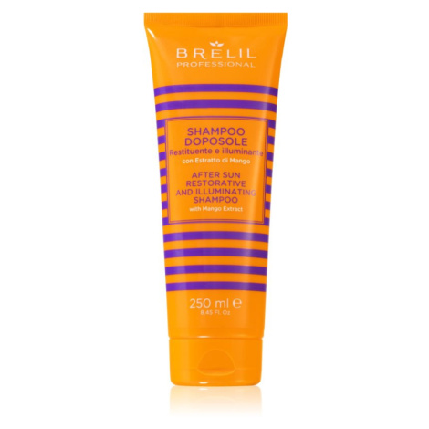 Brelil Professional Solaire After Sun Shampoo vyživujúci šampón pre vlasy namáhané chlórom, slnk
