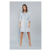 Montana bathrobe with 3/4 sleeves - melange