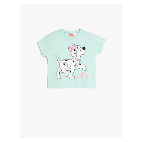 Koton 101 Dalmatians T-Shirt Licensed Short Sleeve Crew Neck Cotton