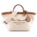 Kabelka Karl Lagerfeld Hotel Karl Sm Tote Canvas Natural