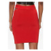 Hugo Mini sukňa Satchie 50507906 Červená Slim Fit