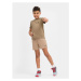 Chlapčenské teplákové kraťasy 4F JUNIOR SHORTS CAS M048-83S-BEIGE