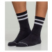 ponožky (set 2 páry) URBAN CLASSICS - 2-Tone College 2-Pack - black/white - TB1882