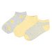 NAME IT Ponožky 'Fairy'  žltá / sivá melírovaná / svetločervená / biela