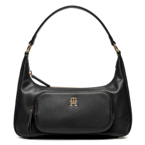 Tommy Hilfiger Kabelka Soft Utility Shoulder Bag Pu AW0AW16711 Čierna