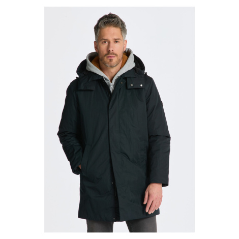 KABÁT GANT PADDED CAR COAT BLACK