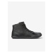 Black Women's Leather Ankle Boots Camper Cami - Ladies