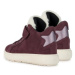 Geox Sneakersy J Theleven Girl Wpf J36HYC 022BH C8017 S Fialová