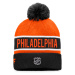 Philadelphia Flyers zimná čiapka Black-Dark Orange
