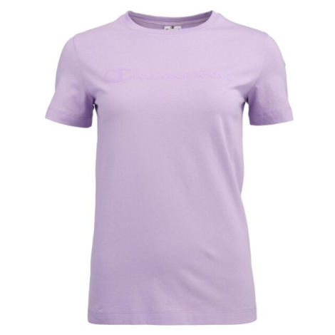 Champion CREWNECK T-SHIRT Dámske tričko, fialová, veľkosť