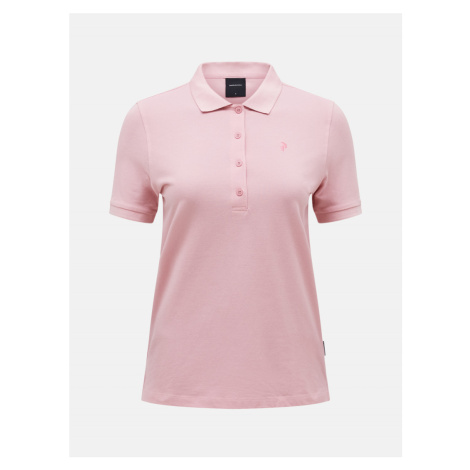 Polokošeľa Peak Performance W Classic Cotton Polo Warm Blush