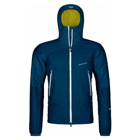 Ortovox Westalpen Swisswool M Outdoorová bunda Petrol Blue