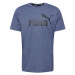 PUMA Funkčné tričko  modrá melírovaná / čierna