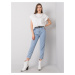 Tričko s náhrdelníkom 157-TS-4170.83 RUE PARIS Farba: Biela