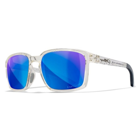 Wiley x polarizačné okuliare alfa captivate polarized blue mirror smoke grey/gloss clear crystal