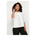 Trendyol Curve White Woven Shirt