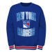 New York Rangers detská mikina Blueliner Crew Neck blue