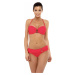 Koralové bikiny so zlatými ozdobami Cameron Shock Red M-523 (10)