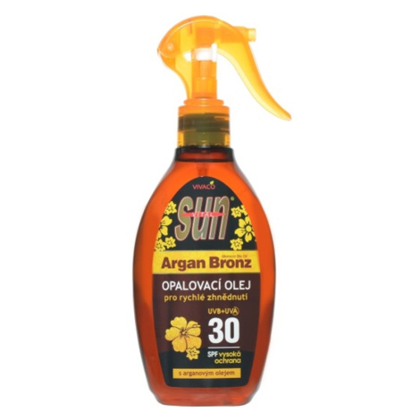VIVACO SUN Argan Oil opaľovací olej SPF 30 s arganovým olejom 200ml - VIVACO