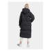 Adidas Vatovaná bunda Big Baffle Coat IK3159 Čierna Loose Fit